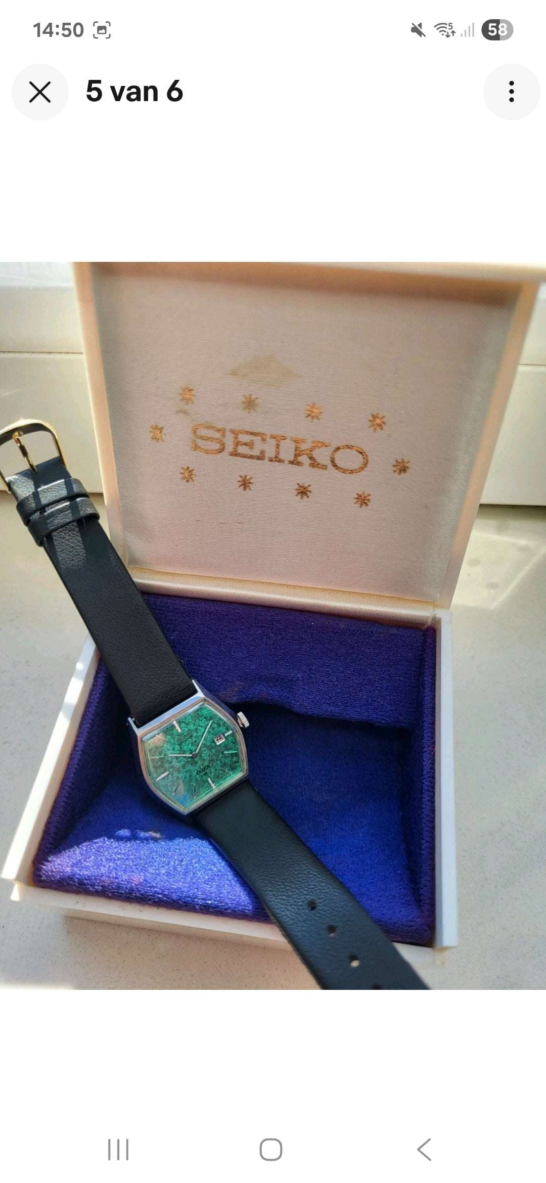 Seiko Delica - Ref. 2415-7040 - Automatic - Unique Holo Dial - Unisex - Boxed - Red Robin Watches