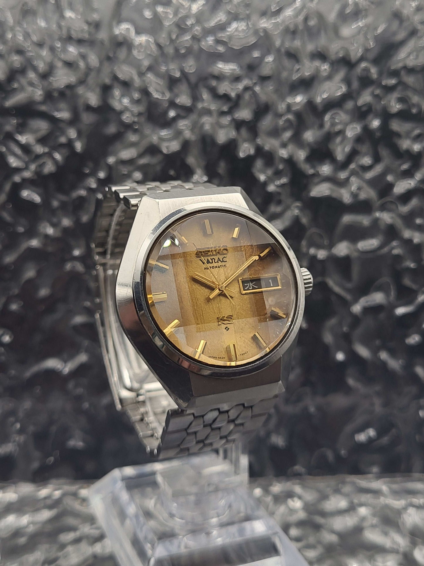 Seiko KS Vanac - Ref. 5626-723B - Kanji Day Date - Faceted Crystal