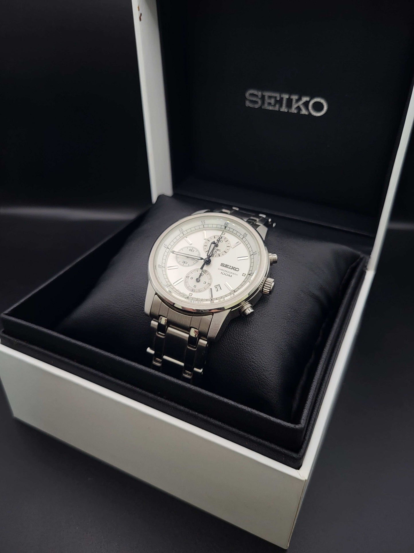 Seiko Chronograph - Ref. 7T92-0LT0 - Quartz - Boxed