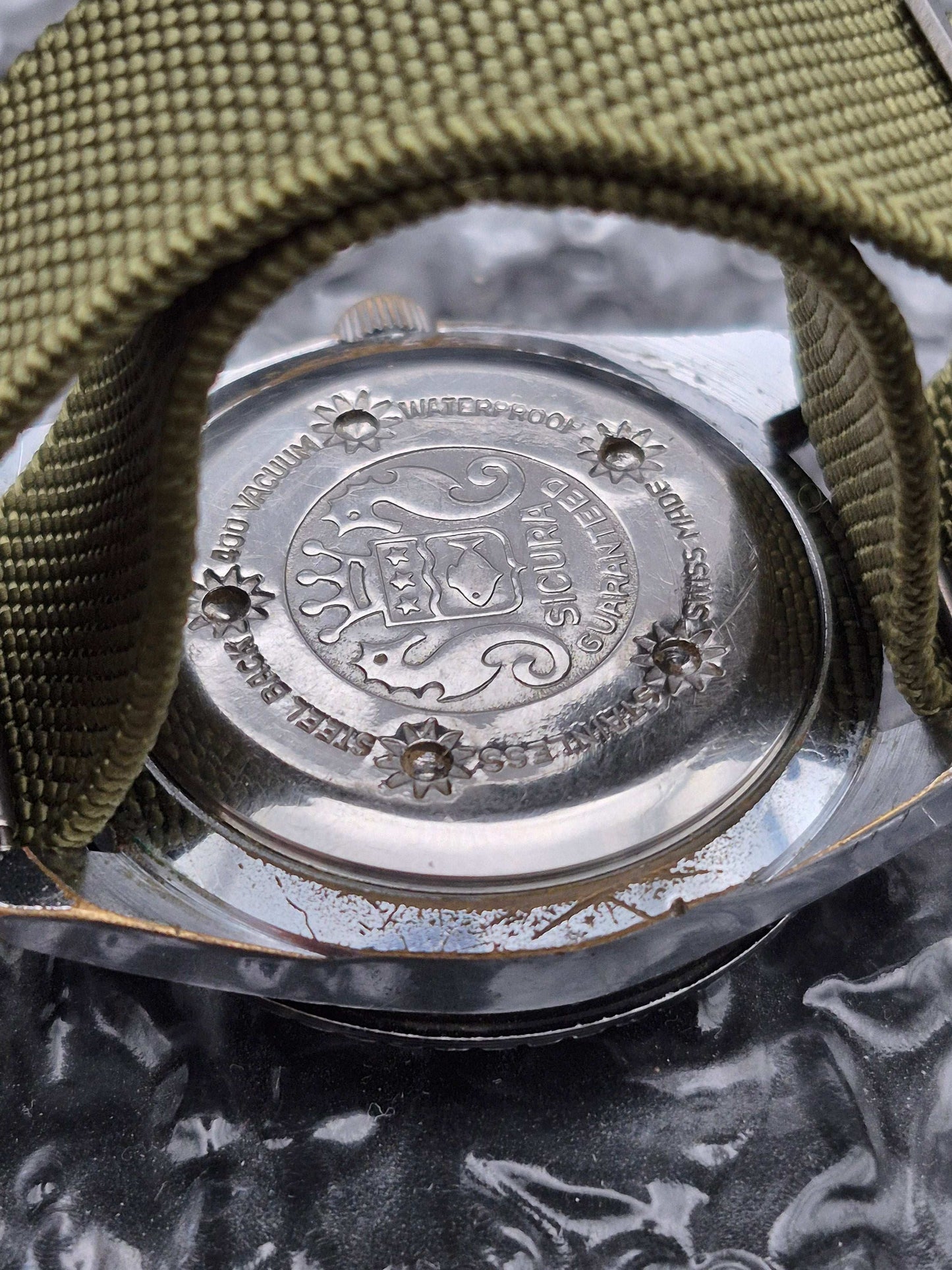 Sicura By Breitling 400 Vacuum Diver Vintage Manual