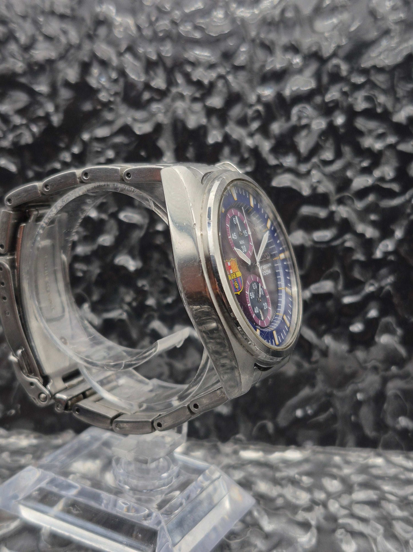 Seiko FC Barcelona Ref. 7T94-0BT0 Quartz Chronograph