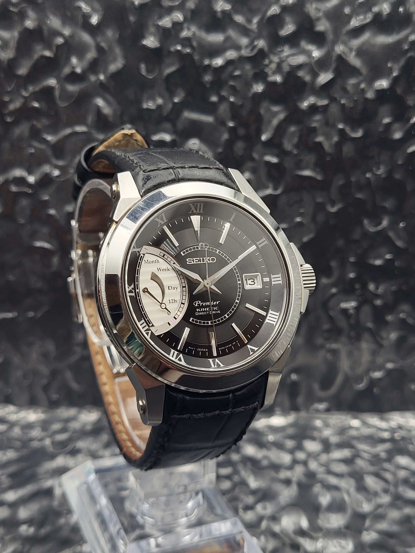 Seiko Premier Kinetic - Ref. 5D22-0AA0 - Direct Drive - Full Set - Red Robin Watches