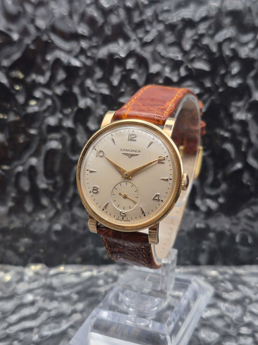 Longines Solid Gold 18k 750 Dress Watch Calatrava Ref. 6284.3 Manual Wound - Red Robin Watches