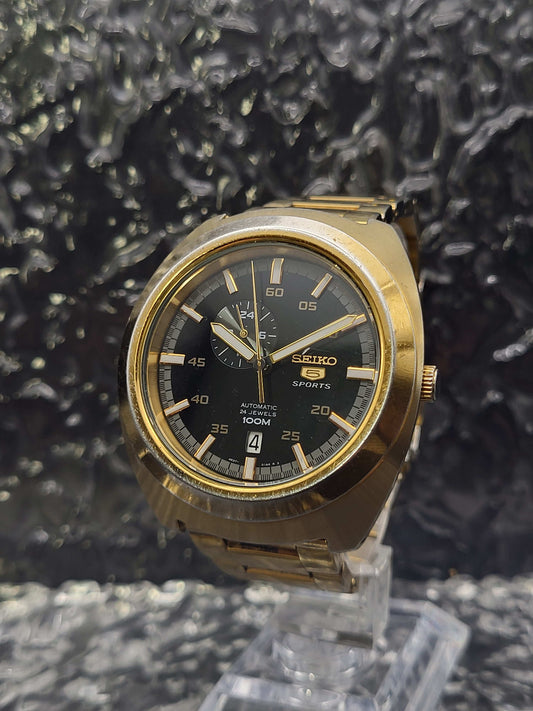 Seiko 5 Sports - Ref. 4R37-01C0 - SSA284K1 - Gold Tone - Automatic