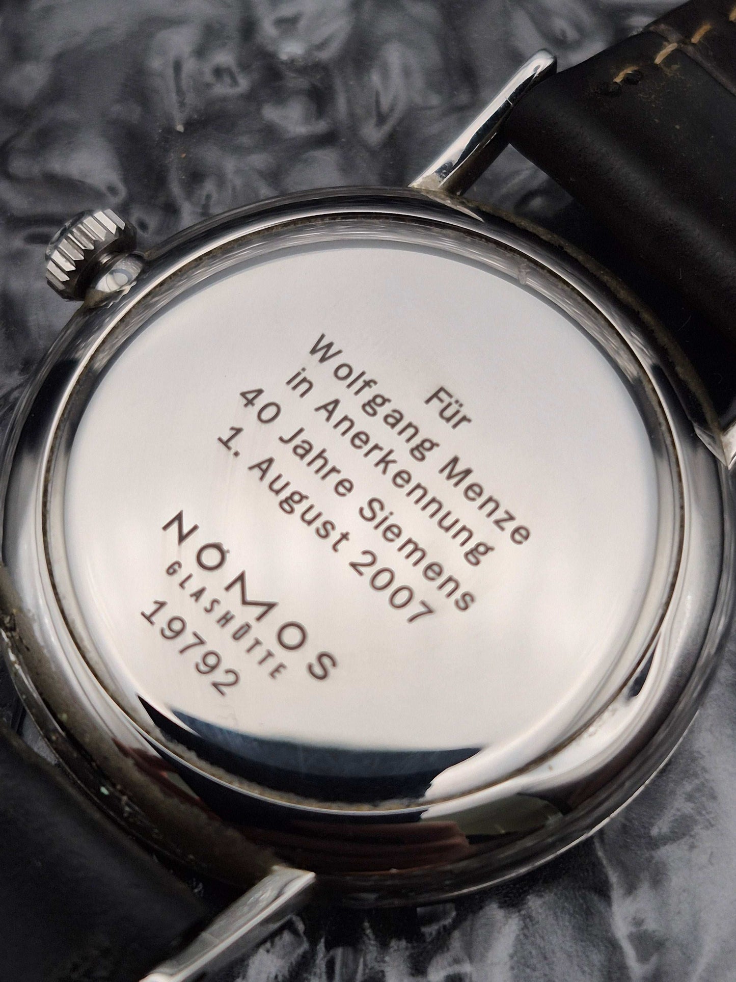 Nomos Ludwig Siemens Manual Wound Box And Papers