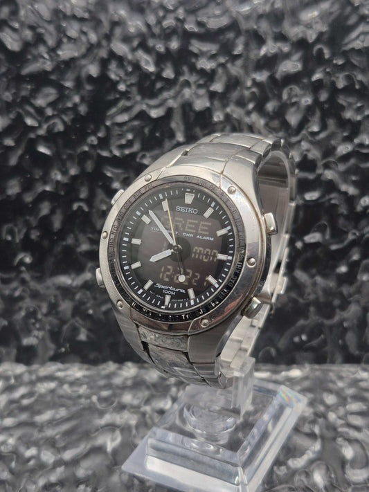 Seiko Sportura Ana-Digi Ref. H023-00A0 Multifunctional Quartz