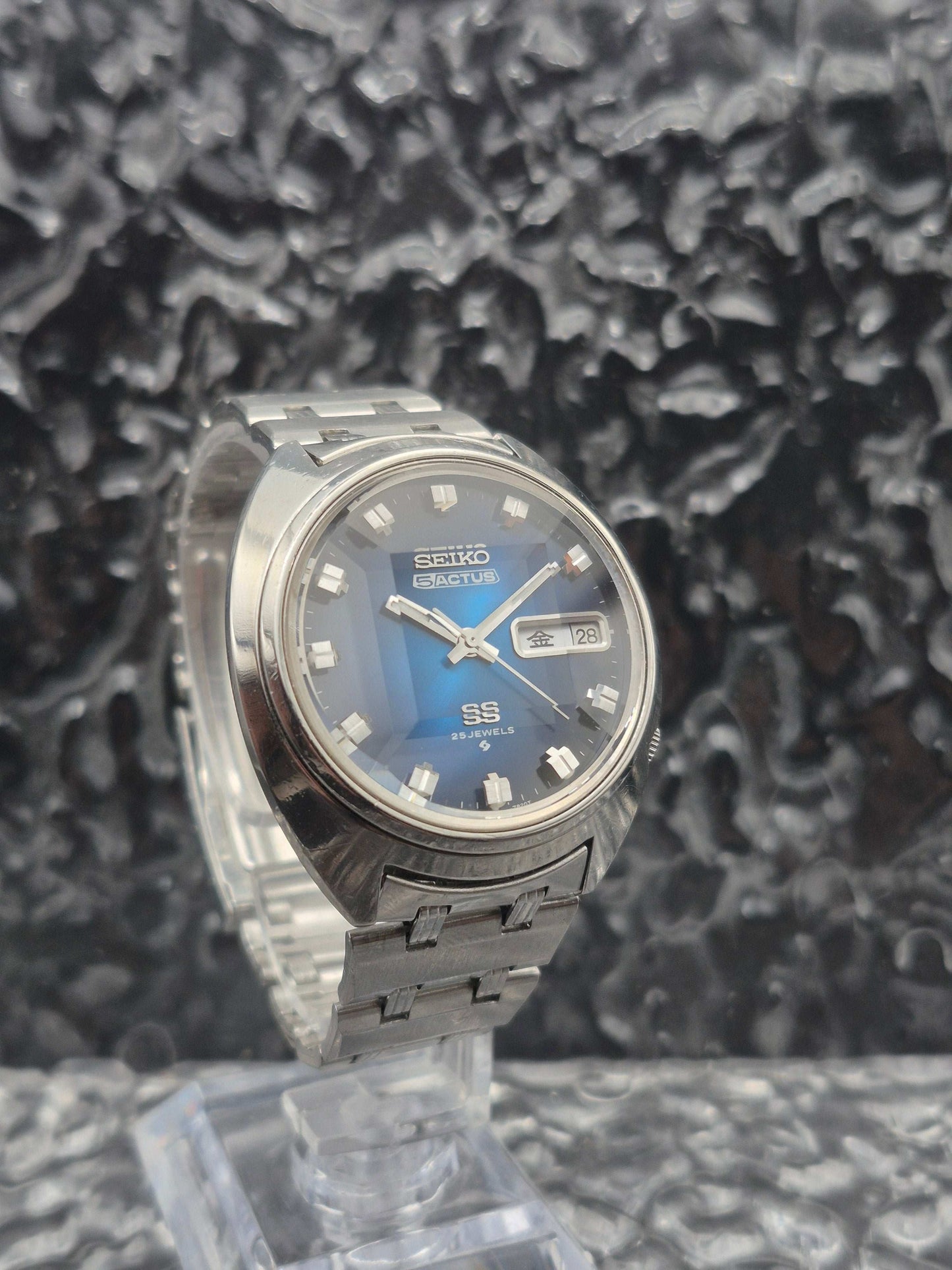 Seiko 5 Actus Ref. 6106-7600 Facet Crystal Kanji