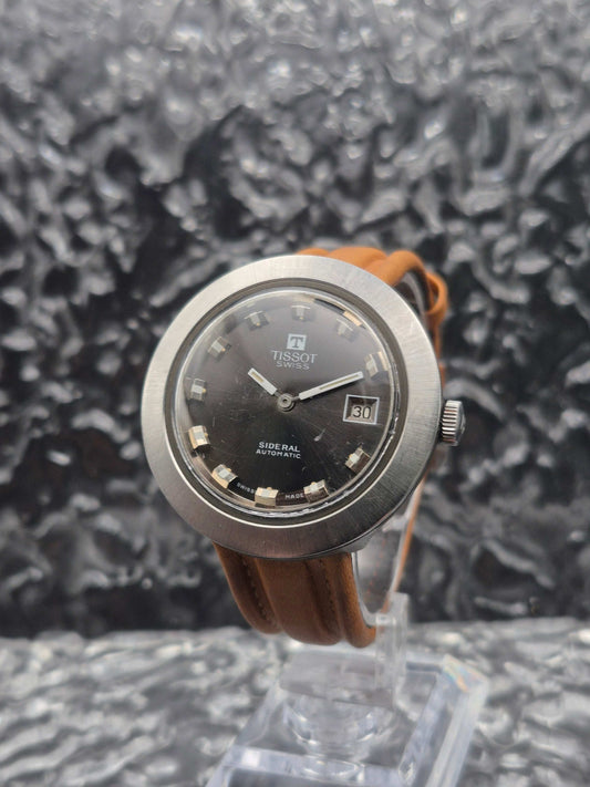 Tissot Sideral Automatic Men's Watch Sunburst Dial Fiberglass Case