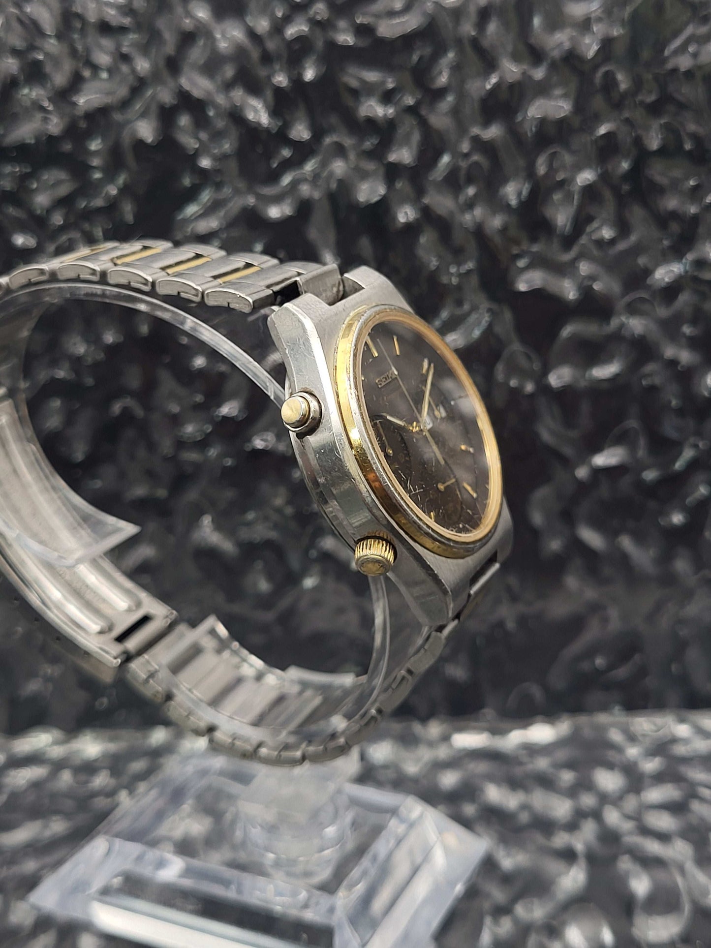 Seiko Chronograph - Ref. 7A38-709P - Brown Dial - Quartz