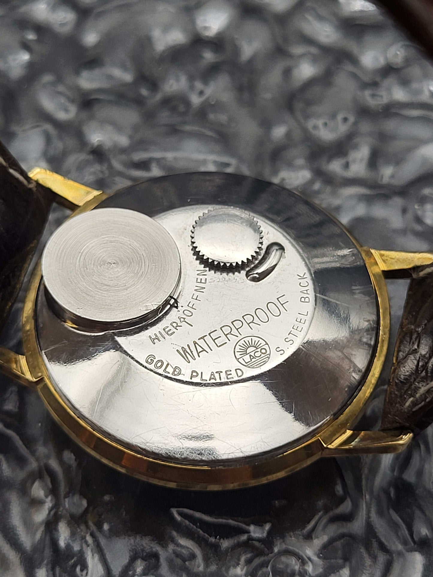 Laco Electric - Vintage - Men's - Gold Plated - Quartz