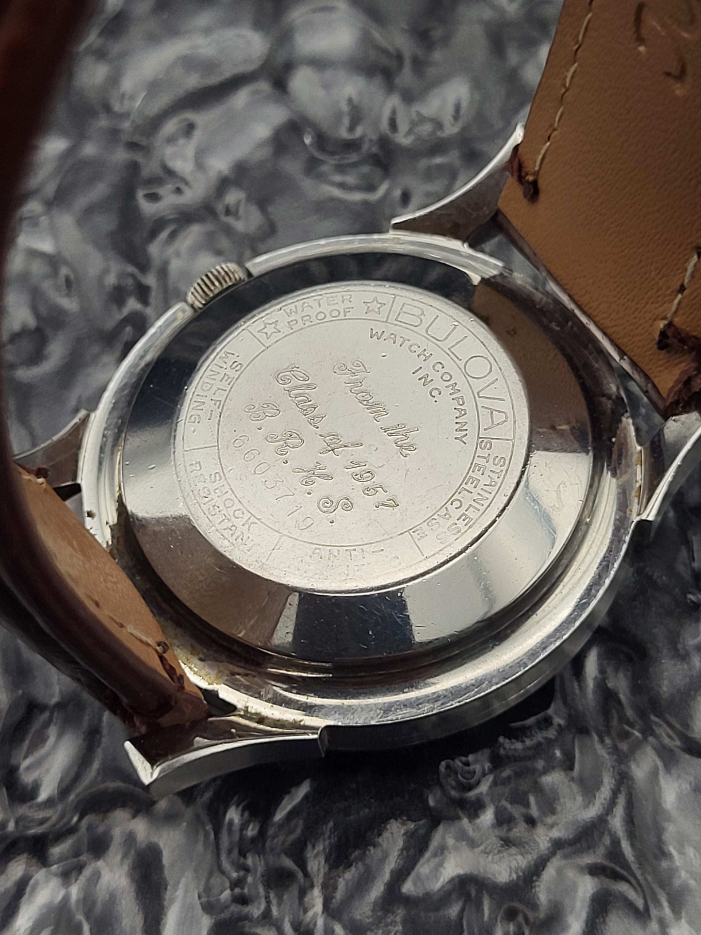 Bulova Selfwinding Automatic Men's Watch - Fancy Lugs - Class Of 1957