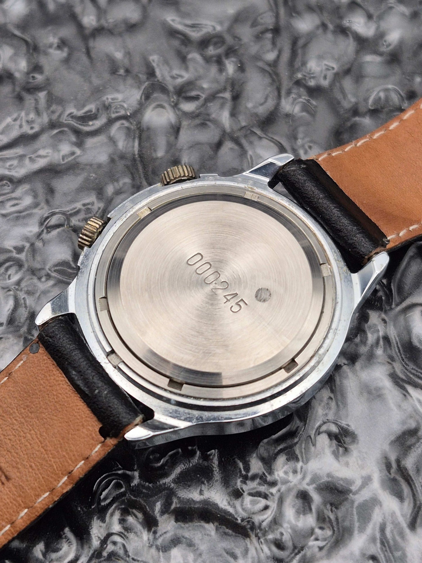 Rare Poljot Russian Alarm Watch Black Dial Manual Wound - Red Robin Watches