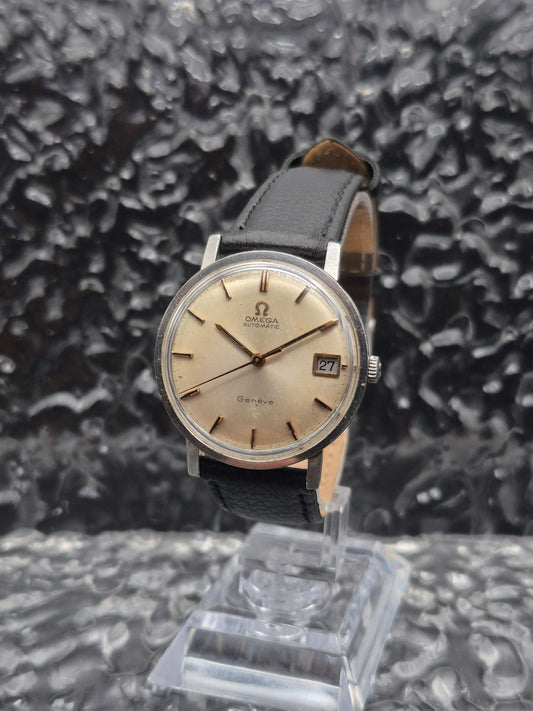 Omega Geneve Ref. 162.009 Automatic Patina Dial Cal. 565 - Red Robin Watches