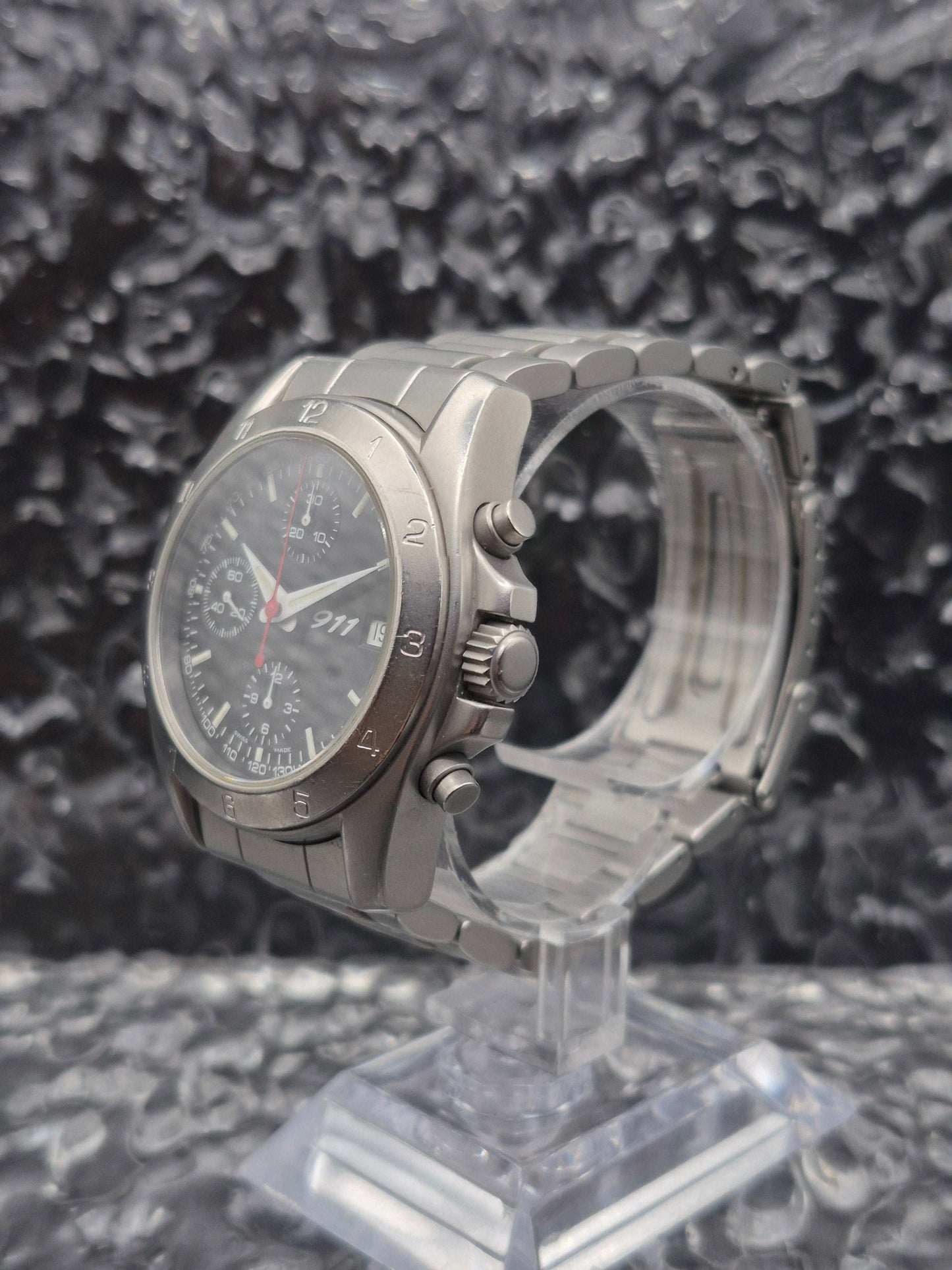 Porsche Design By Eterna Ref. 1506.41 Black Dial - Box And Cufflinks - Red Robin Watches