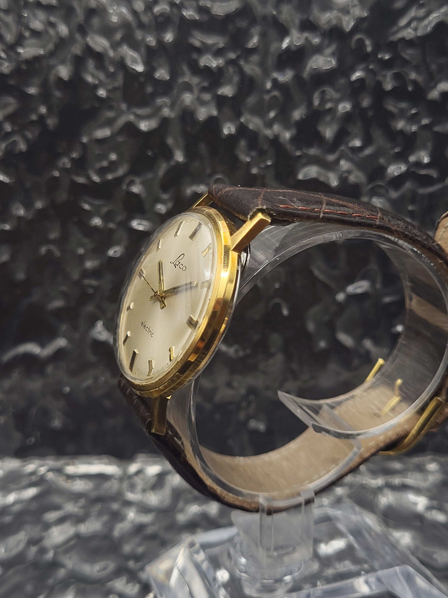 Laco Electric - Vintage - Men's - Gold Plated - Quartz
