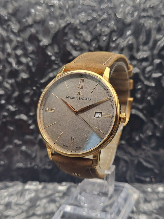 Maurice Lacroix Eliros - Ref. EL1118-PVP01-210-1 - Quartz - Rose Gold - Full Set