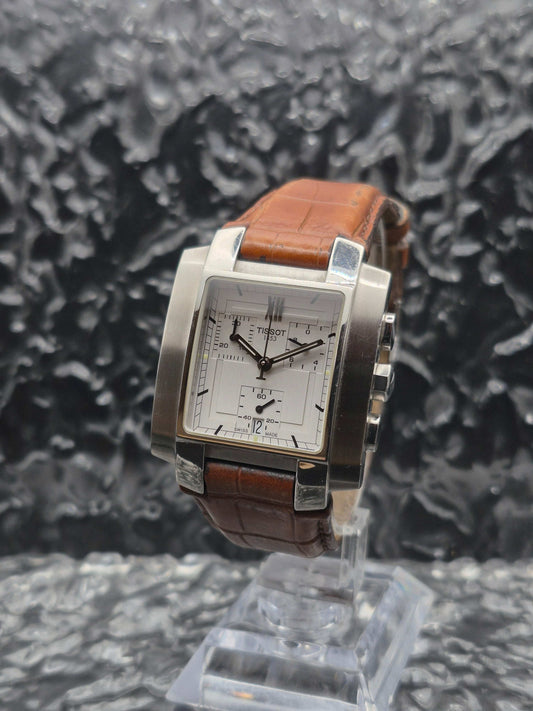 Tissot 1853 Quartz Chronograph Ref. L875/975K White Dial Swiss Made - Red Robin Watches