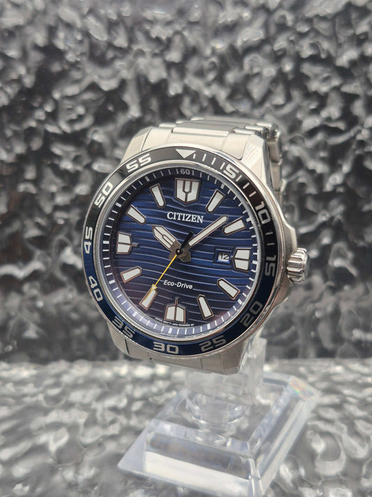 Citizen Eco-Drive Ref. AW1525-81L Blue Dial Boxed Men's Solar
