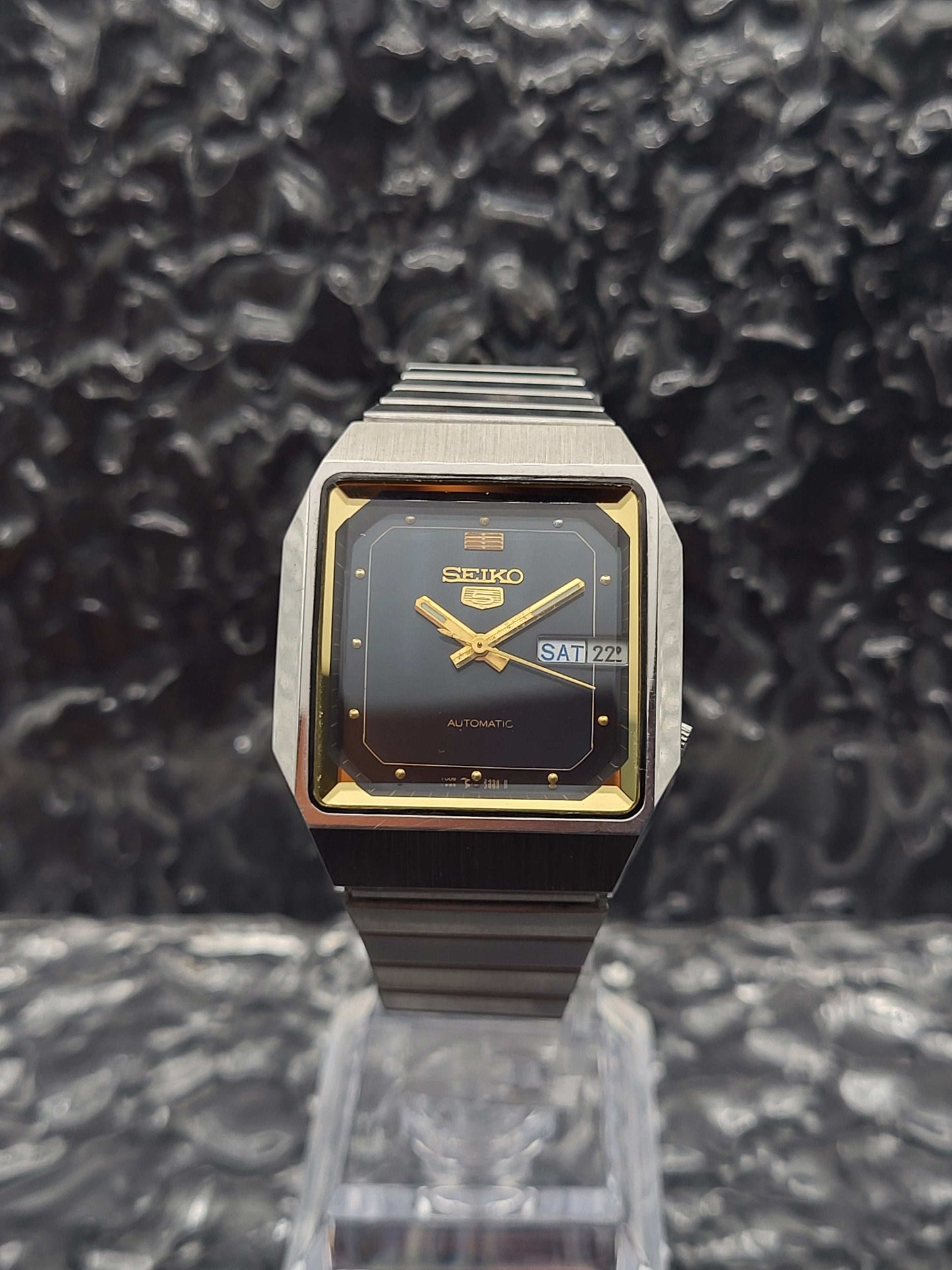 Seiko 5 - Ref. 7009-208A - Automatic - Square - Day Date