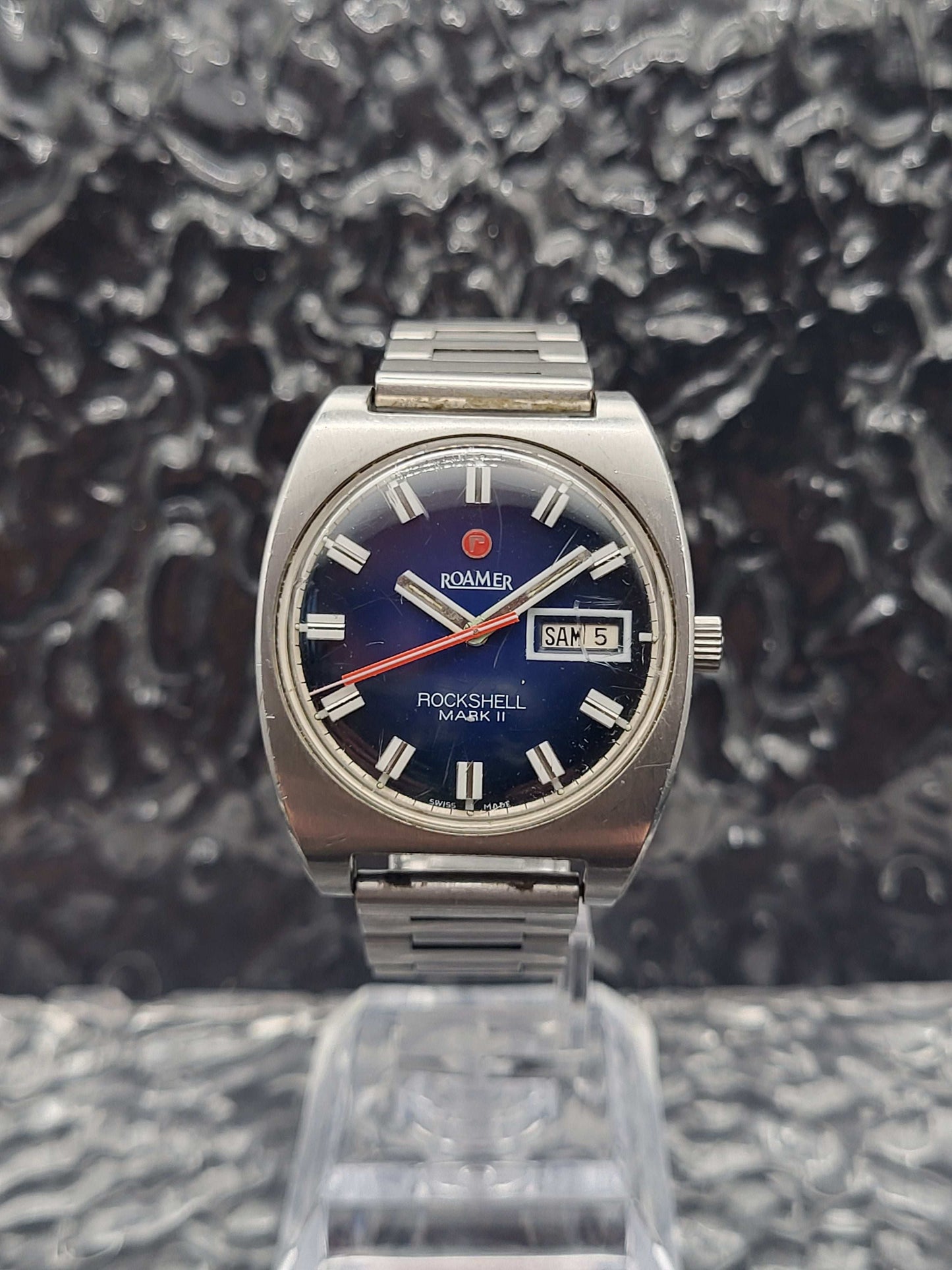 Roamer Rockshell Mark II - Mark 2 - Day Date - Blue