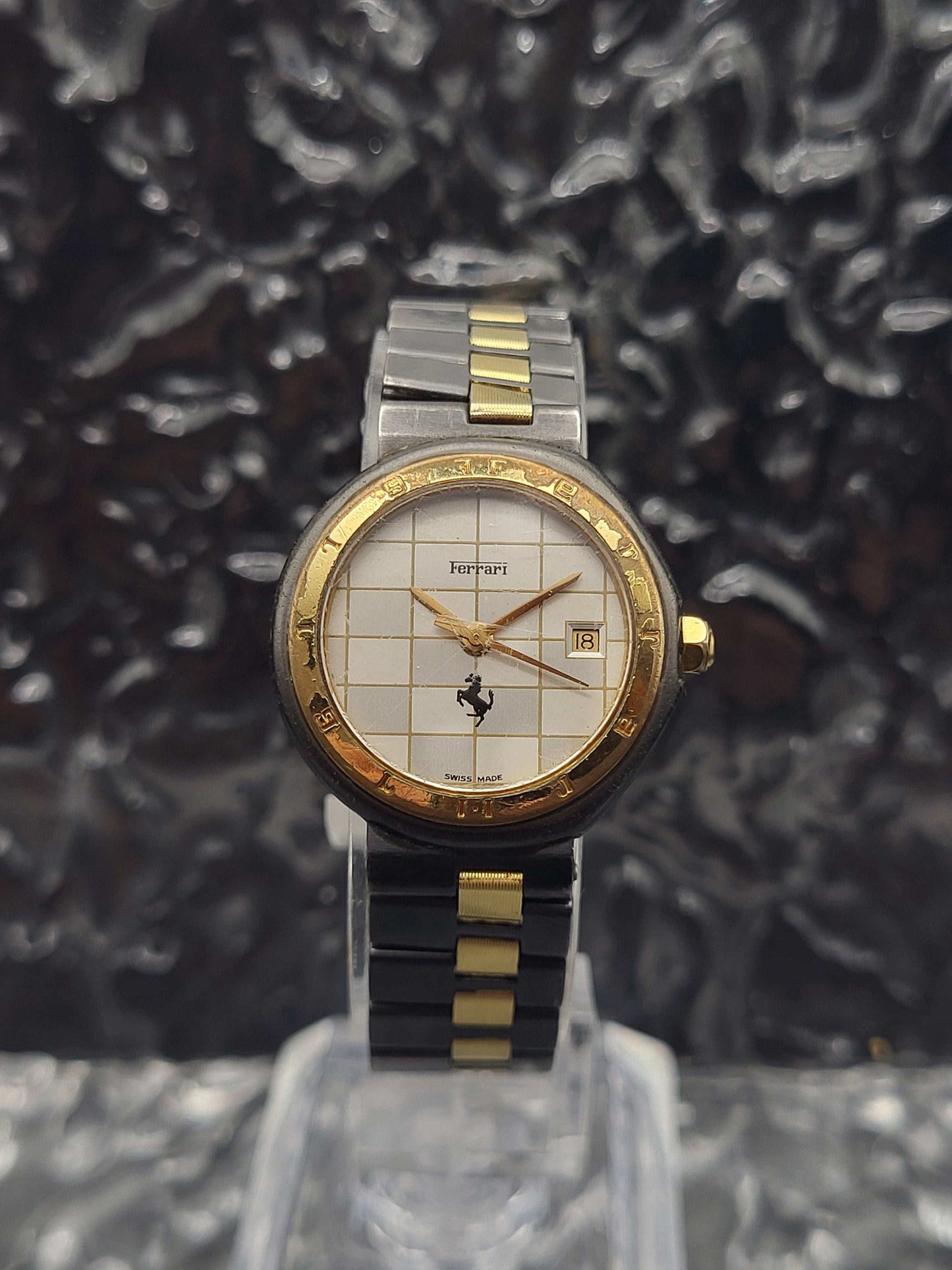 Ferrari By Cartier - Quartz - Two Tone - Ladies - Date - Red Robin Watches