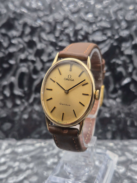 Omega Oval Dresswatch Ref. 511.416 Gold Tone Manual Wound - Red Robin Watches