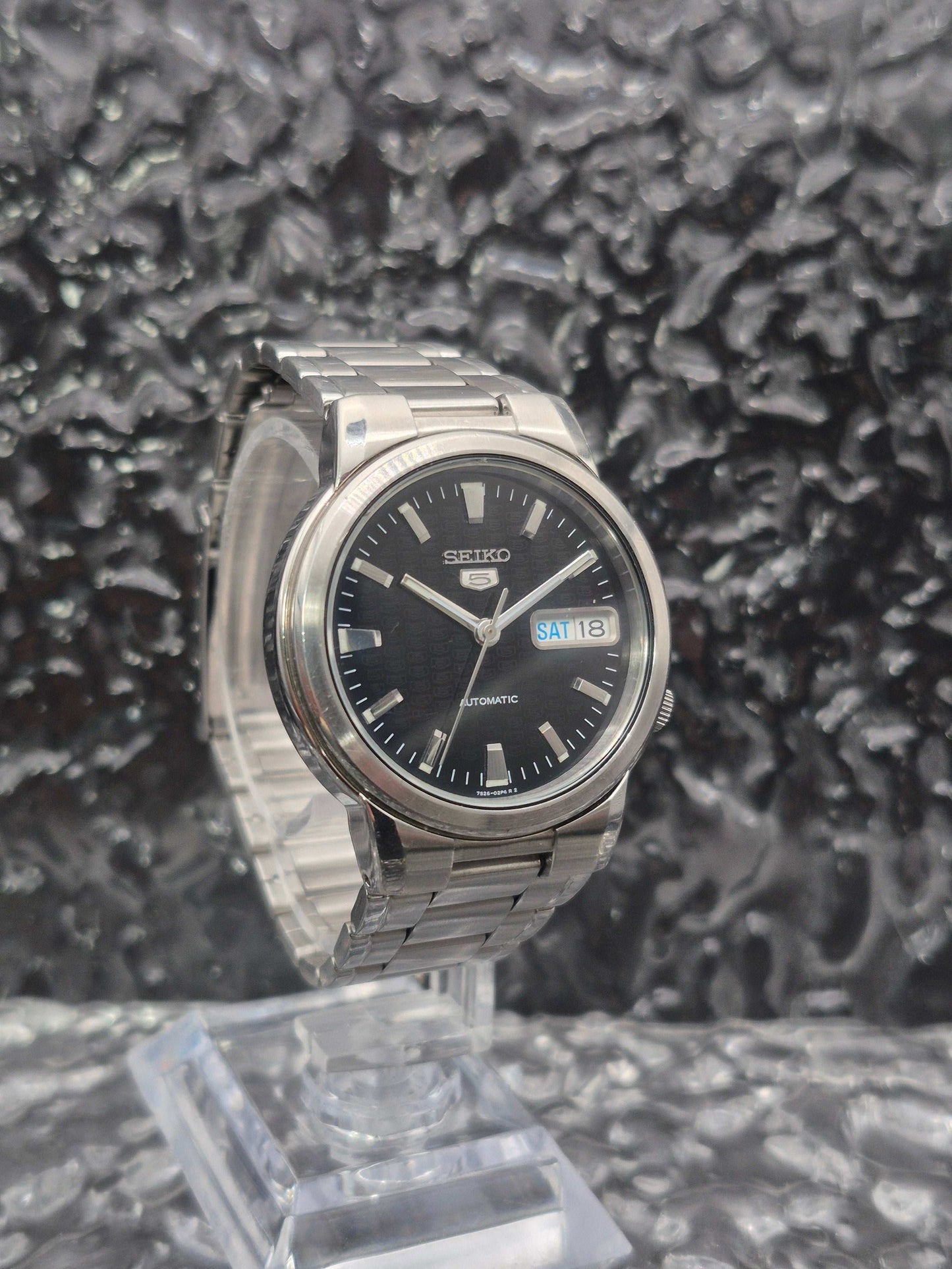 Seiko 5 Sports Ref. 7S26-01F0 Logo Dial Automatic Day Date - Red Robin Watches