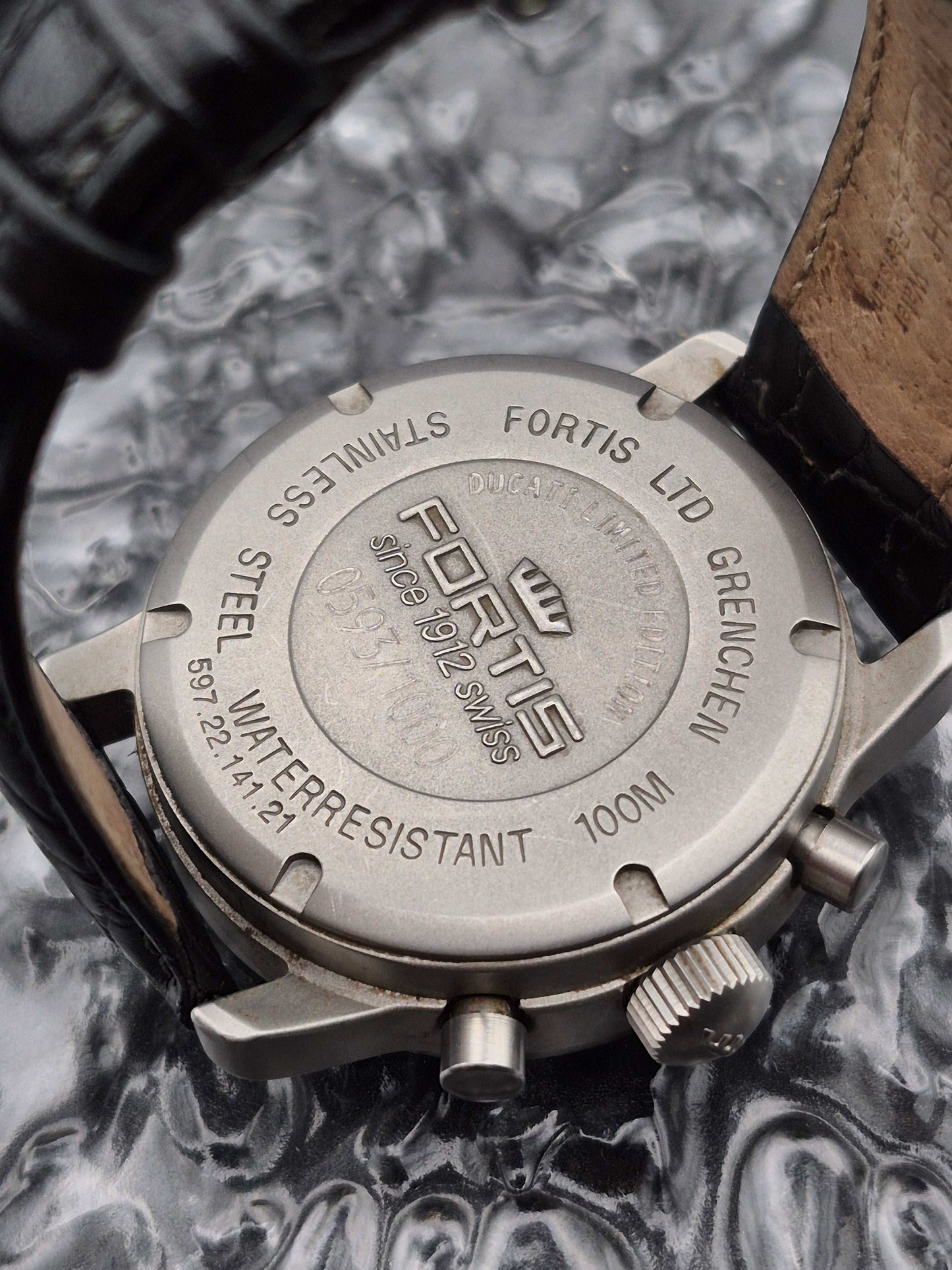 Fortis Ducati Flieger Chronograph 597.22.141.21 Limited Edition 593/1000