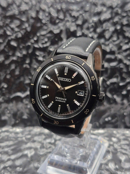 Seiko Presage Ref. SRPH95J1 - 4R35-05G0 Black Automatic - Red Robin Watches