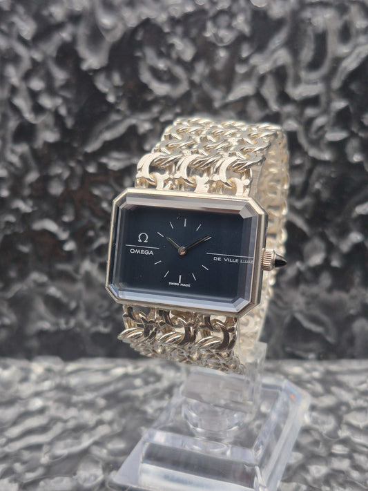 Omega De Ville 'Jeux D'Argent' By Andrew Grima Ref. 8272 - Solid 925 Silver - Red Robin Watches