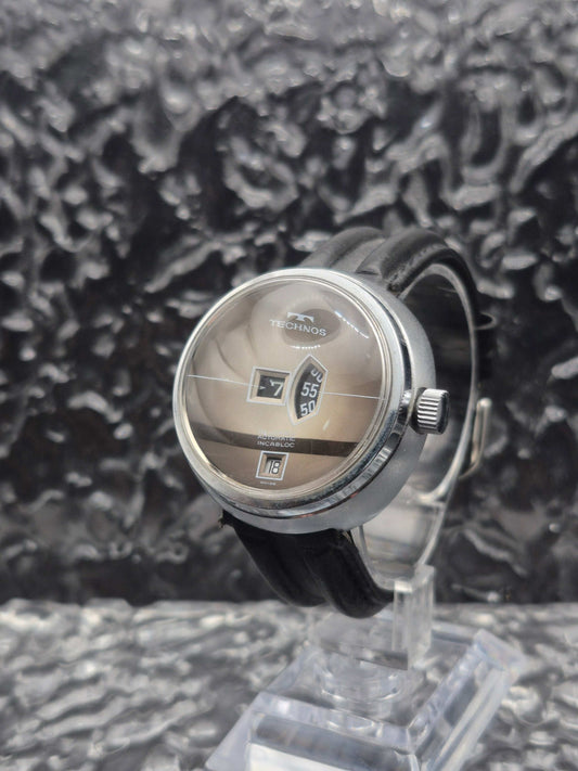 Technos Jump Hour - Bubble Crystal - Automatic Men's Watch