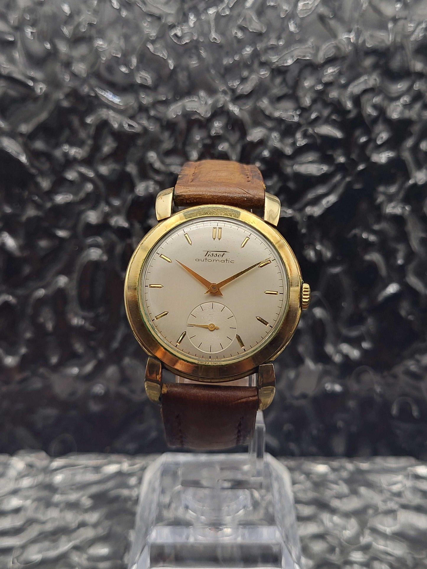 Tissot Bumper Automatic - Ref. 6579-7 - 1950s Men's Watch - Box And Papers
