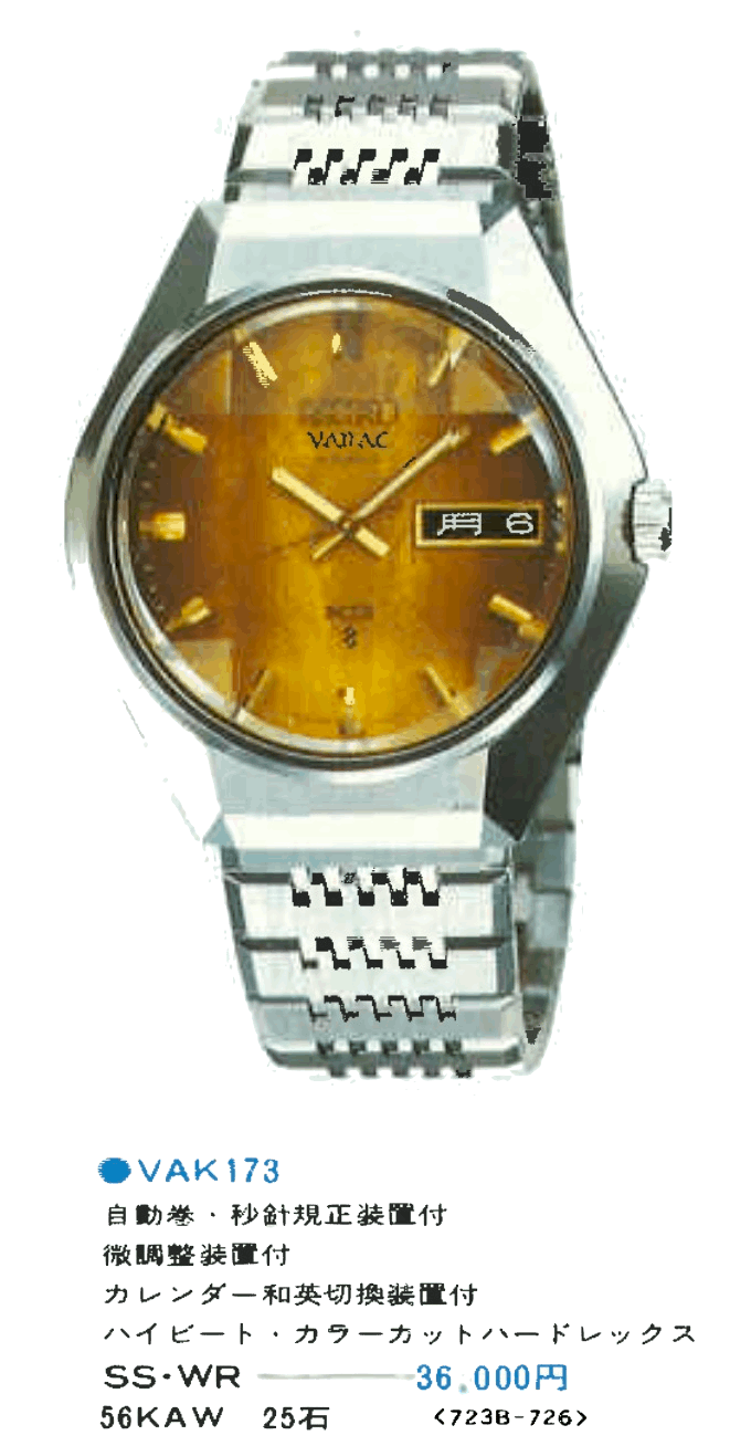 Seiko KS Vanac - Ref. 5626-723B - Kanji Day Date - Faceted Crystal
