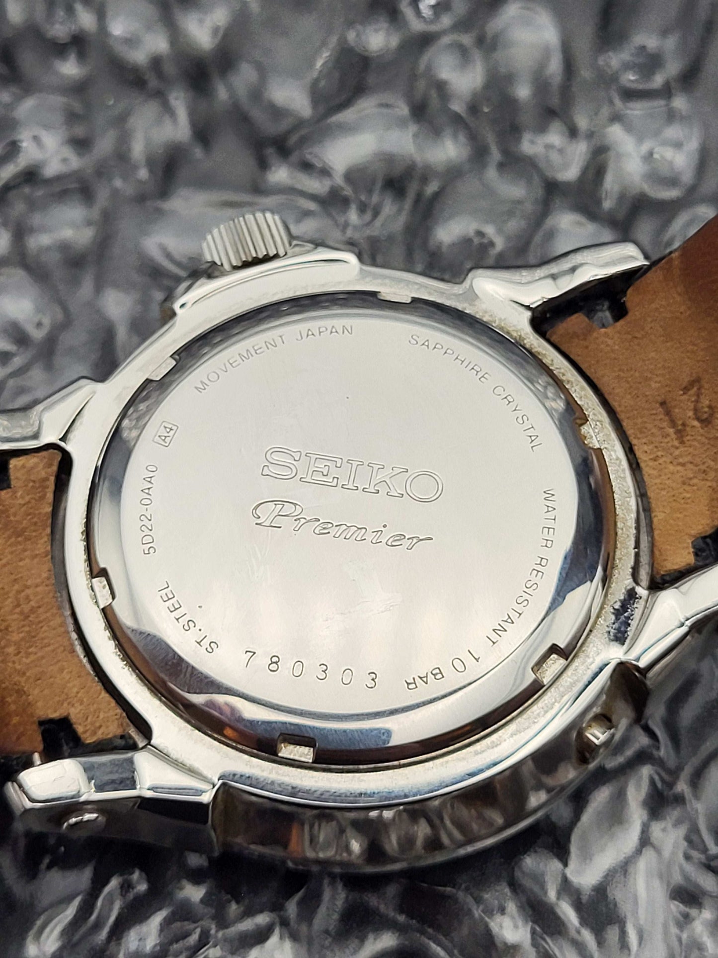 Seiko Premier Kinetic - Ref. 5D22-0AA0 - Direct Drive - Full Set - Red Robin Watches