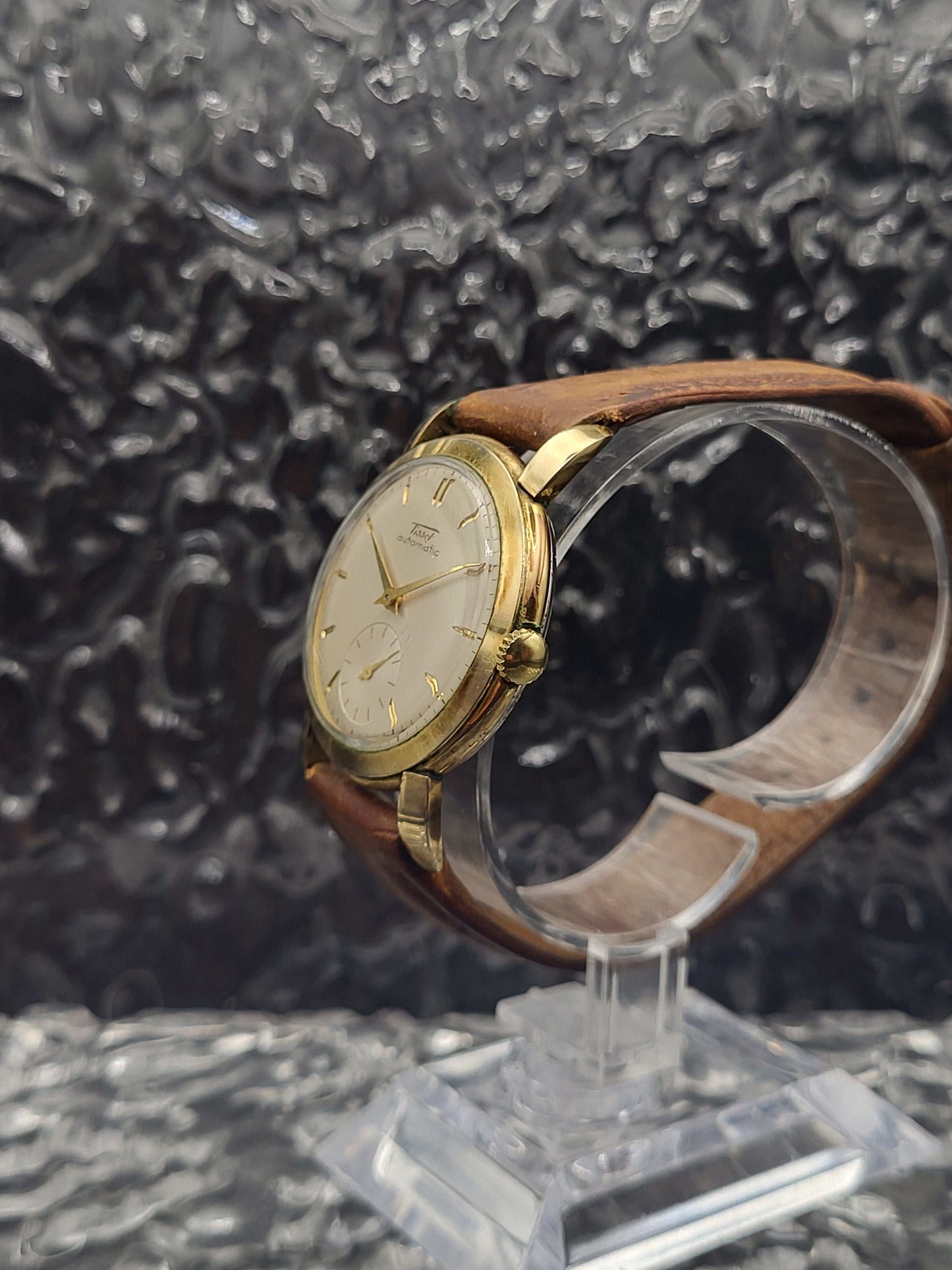 Tissot Bumper Automatic - Ref. 6579-7 - 1950s Men's Watch - Box And Papers