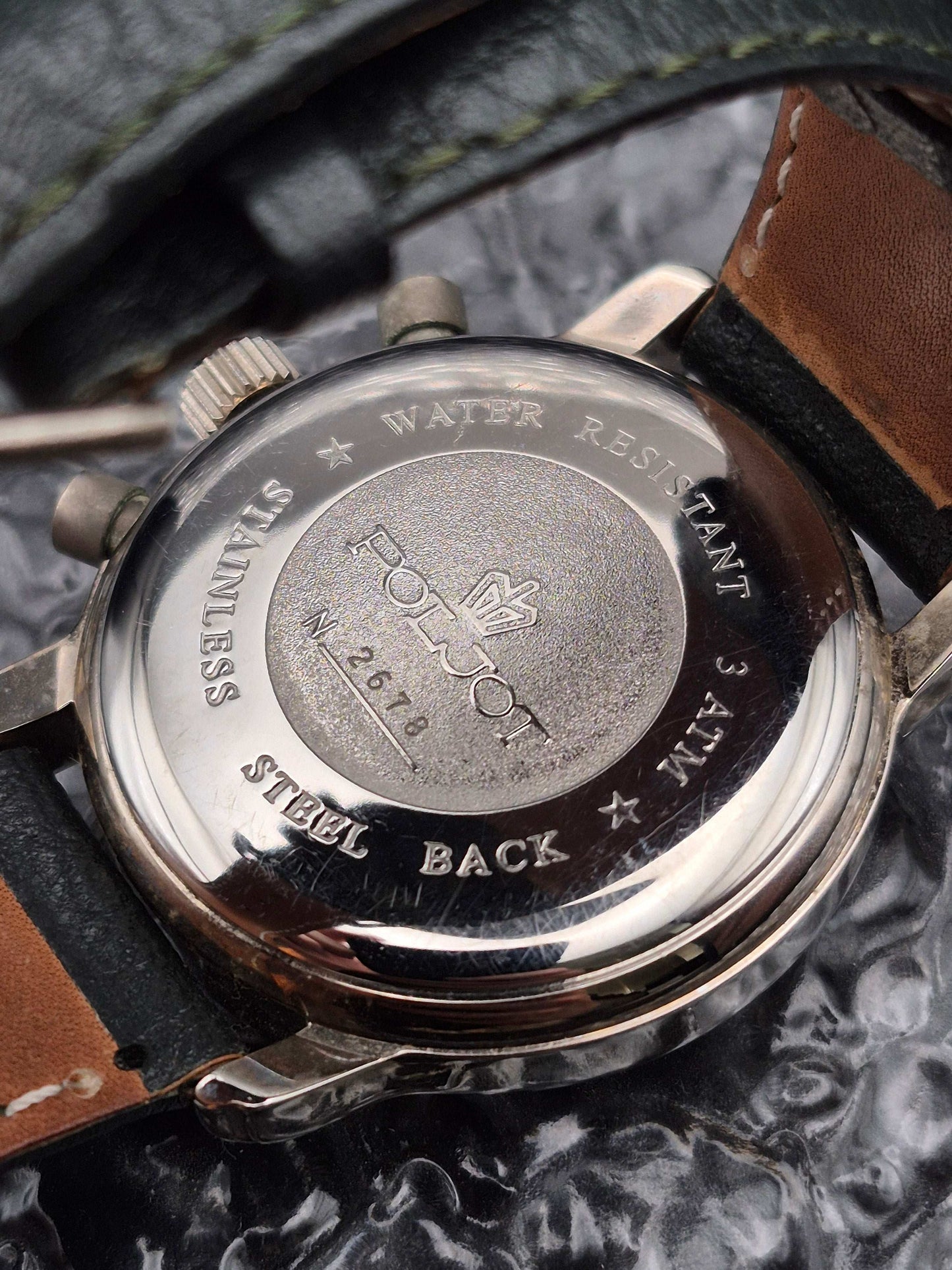 Poljot Mechanical Chronograph Cal. 3133 - Valjoux 7734 Russian Made - Red Robin Watches