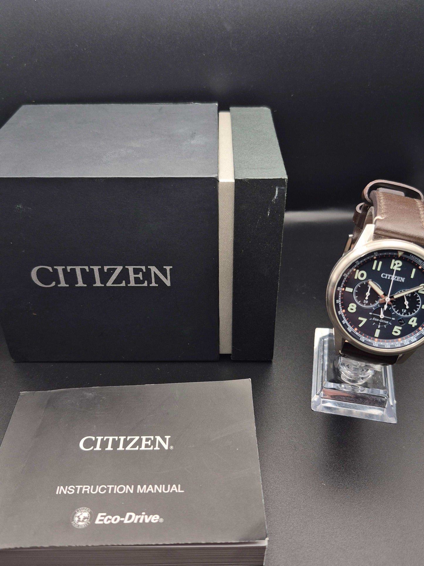 Citizen Eco-Drive Chronograph Ref. B620-S117356 Solar Chronograph Blue Dial