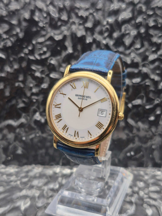 Raymond Weil Ref. 5575 18K EGP Roman Numerals Quartz