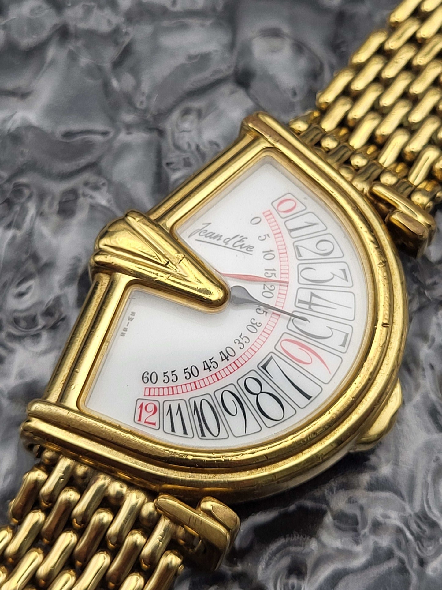 Jean D'Eve Sectora Retrograde Watch - 32 mm - Quartz - Men's - Boxed Rare