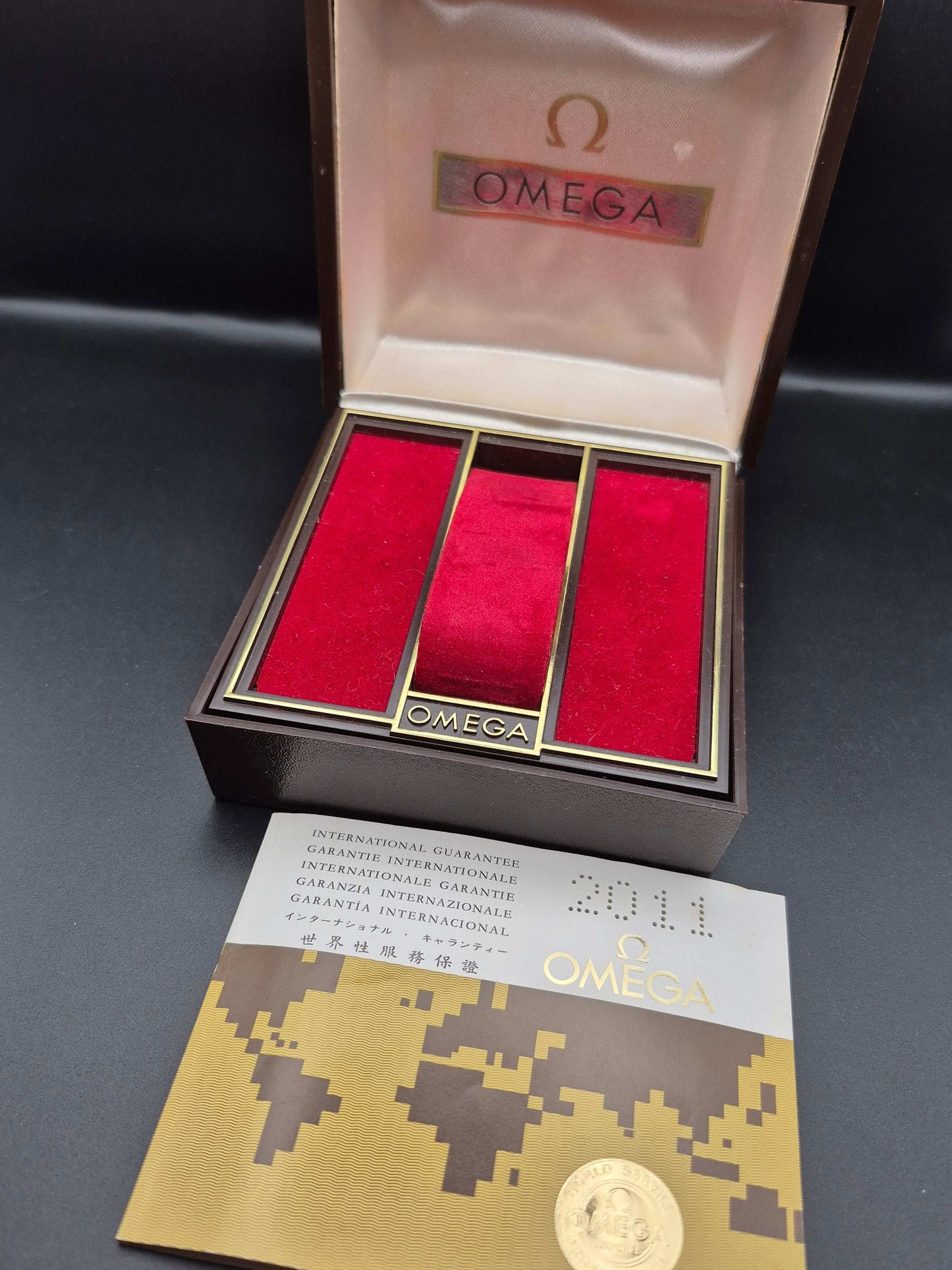 Omega Ultra Thin 14K Solid Gold Ref. D 6672 - Cal. 625 Dress Watch - Box and Papers - Red Robin Watches