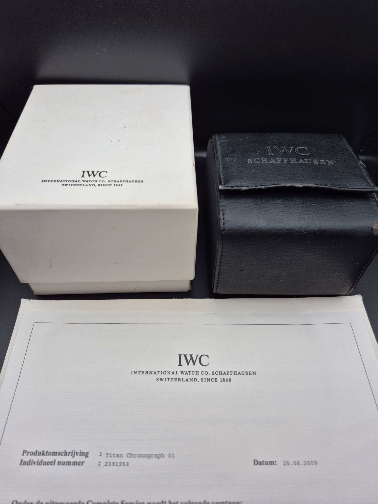 IWC Porsche Design Titan Ref. 3738 Quartz Chronograph