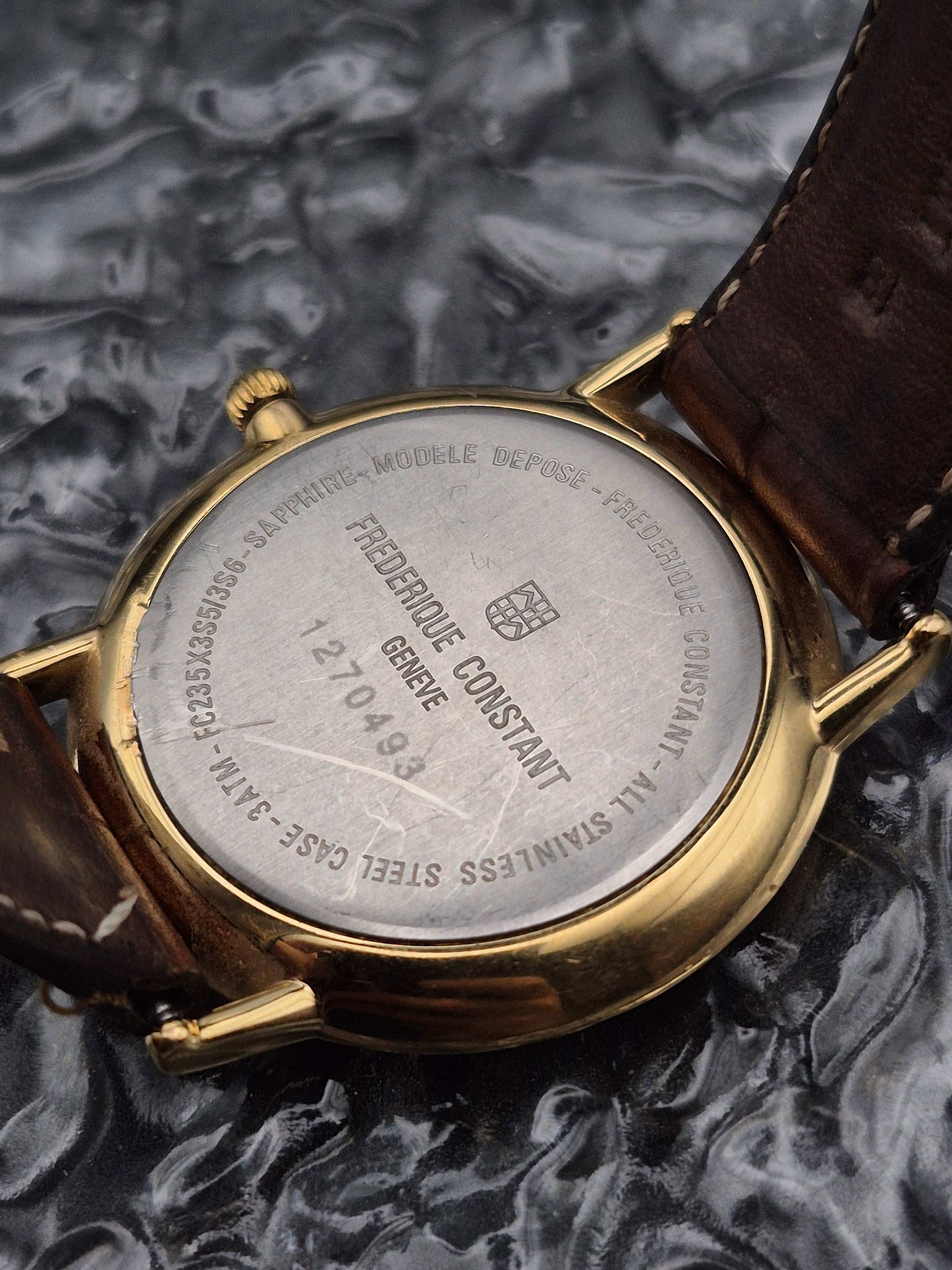 Frederique Constant Slimline Ref. FC235X3S5 Quartz Sub Second Dress