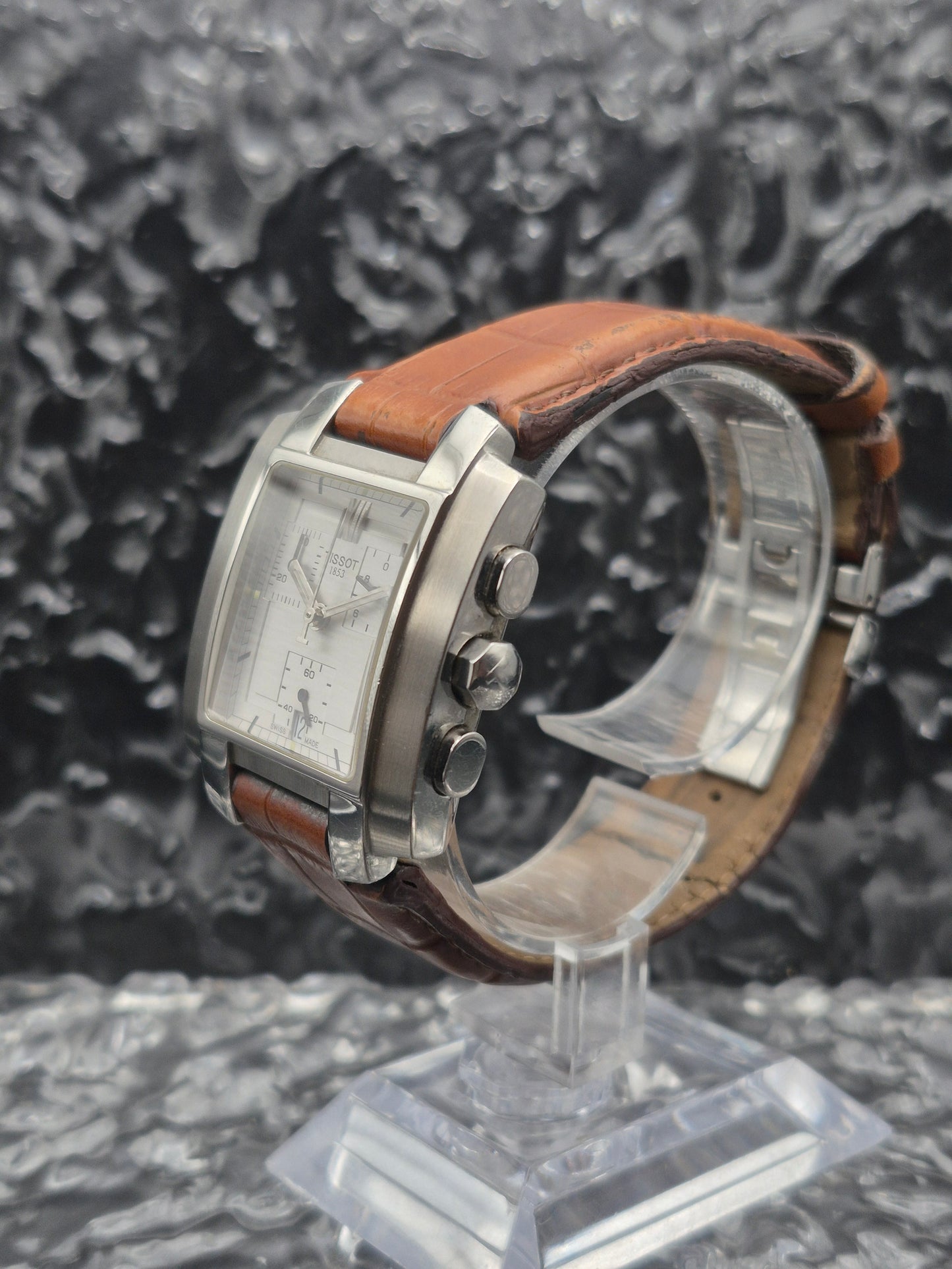 Tissot 1853 Quartz Chronograph Ref. L875/975K White Dial Swiss Made