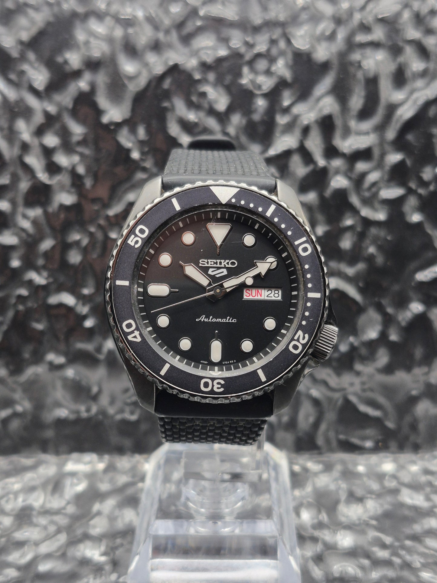 Seiko 5 Sports Ref. SRPD65K1 - 4R36-07G0 Black Case Automatic
