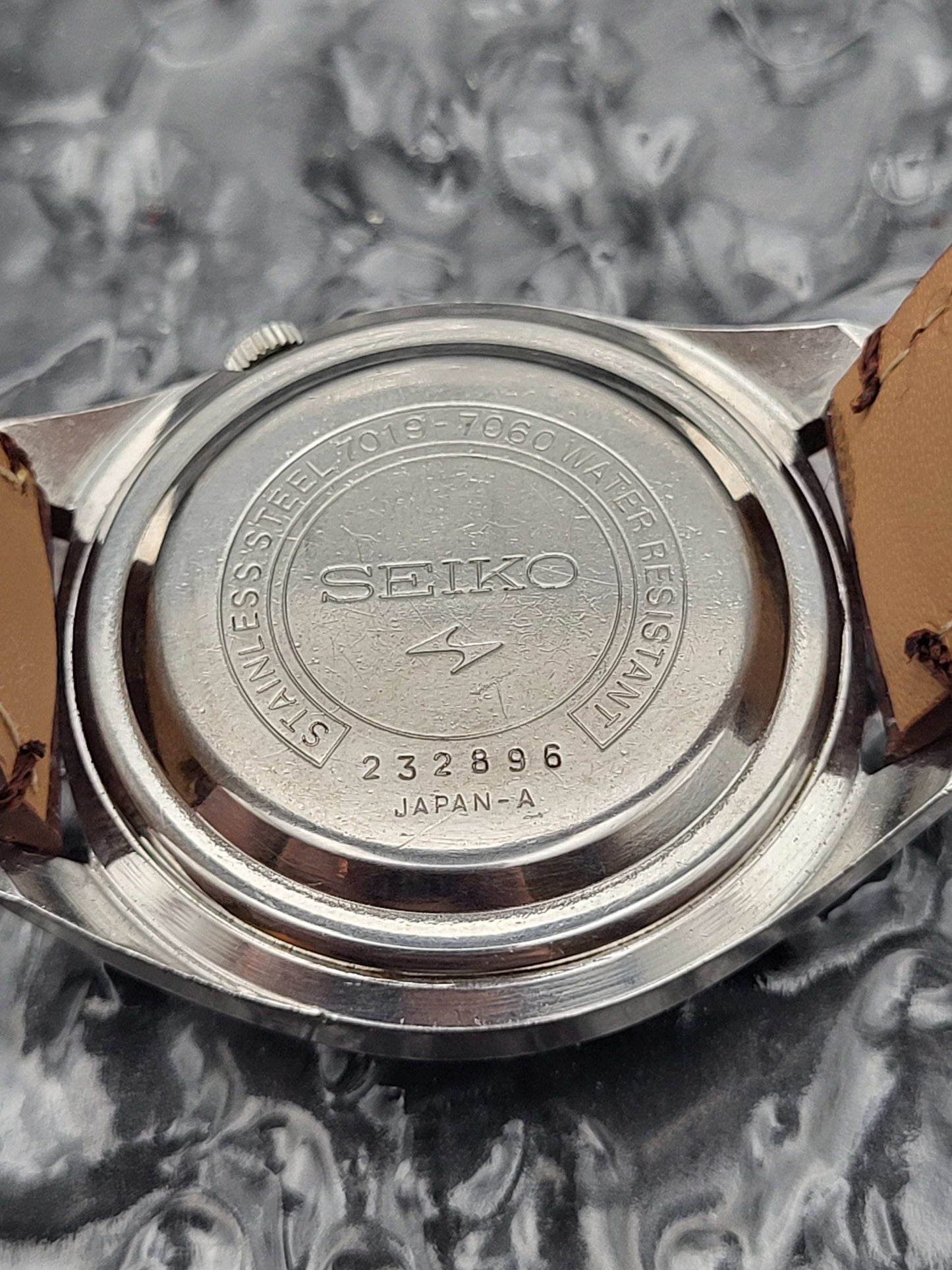 Seiko 5 Actus - Ref. 7019-7060 - Blauwgrijs - Kanji