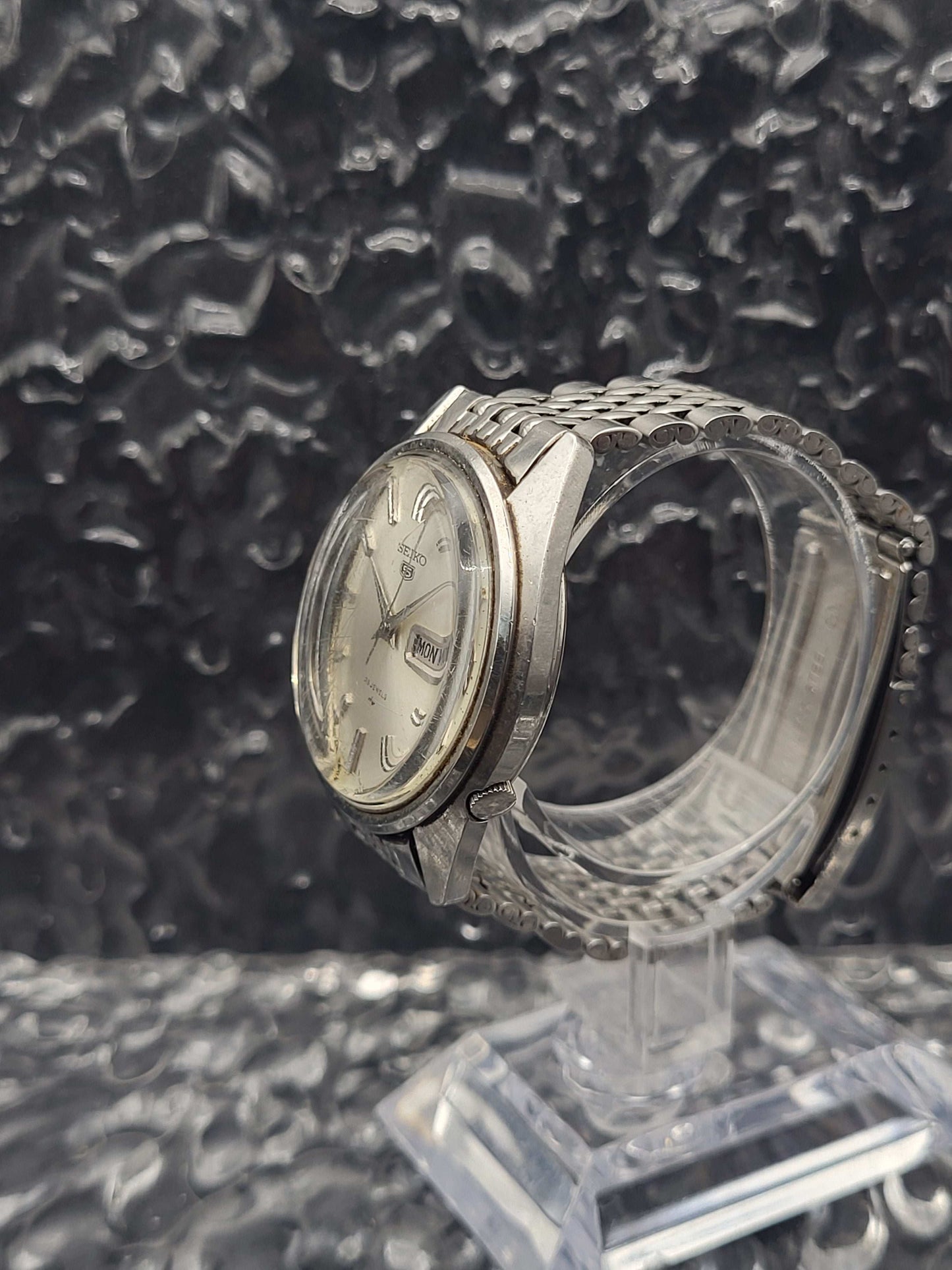 Seiko 5 - Ref. 5126-8060 - Automaat - Beads of Rice Band