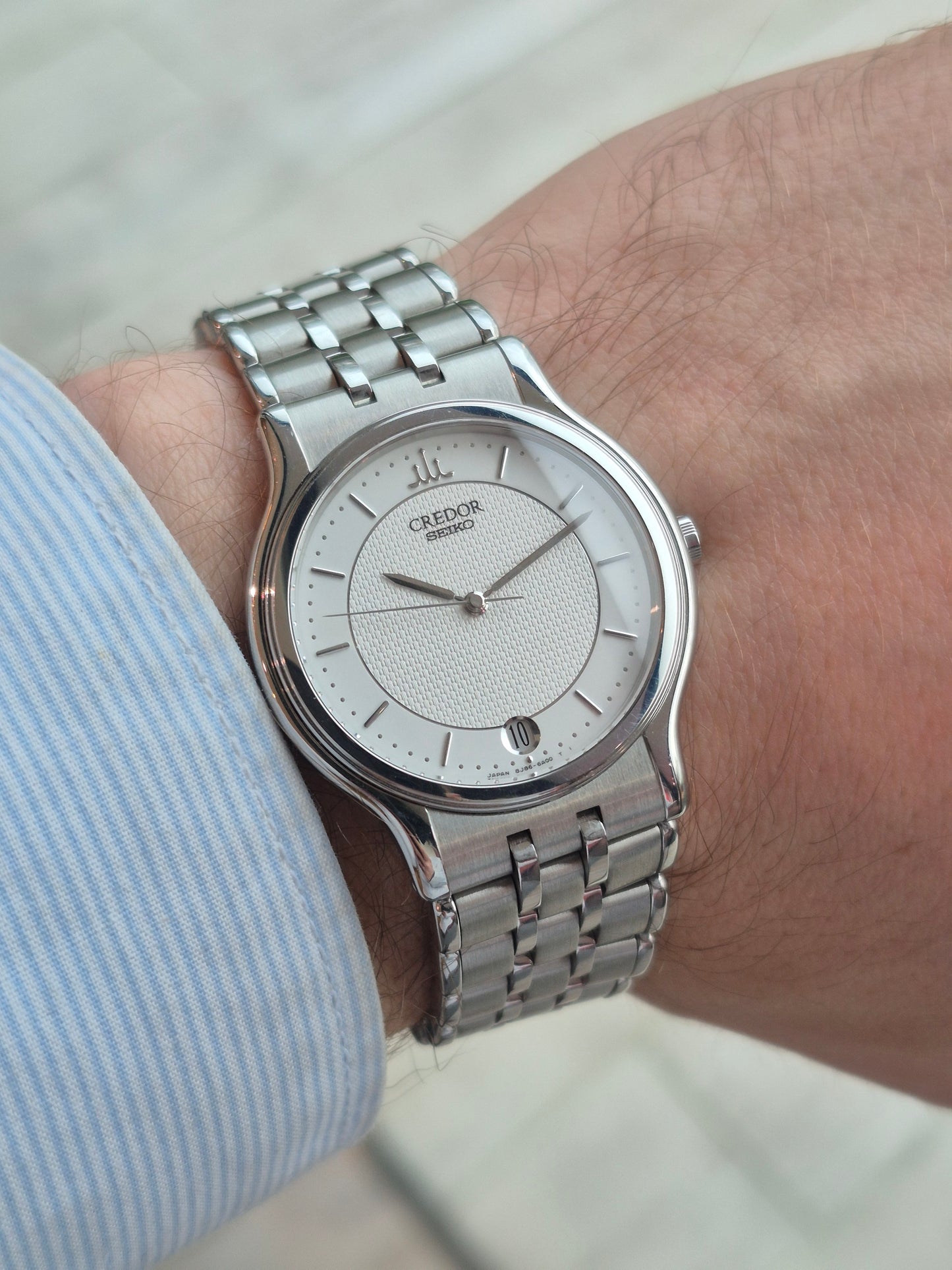 Seiko Credor Men's Quartz Ref. 8J86-6A00 Rare Dial Quartz JDM