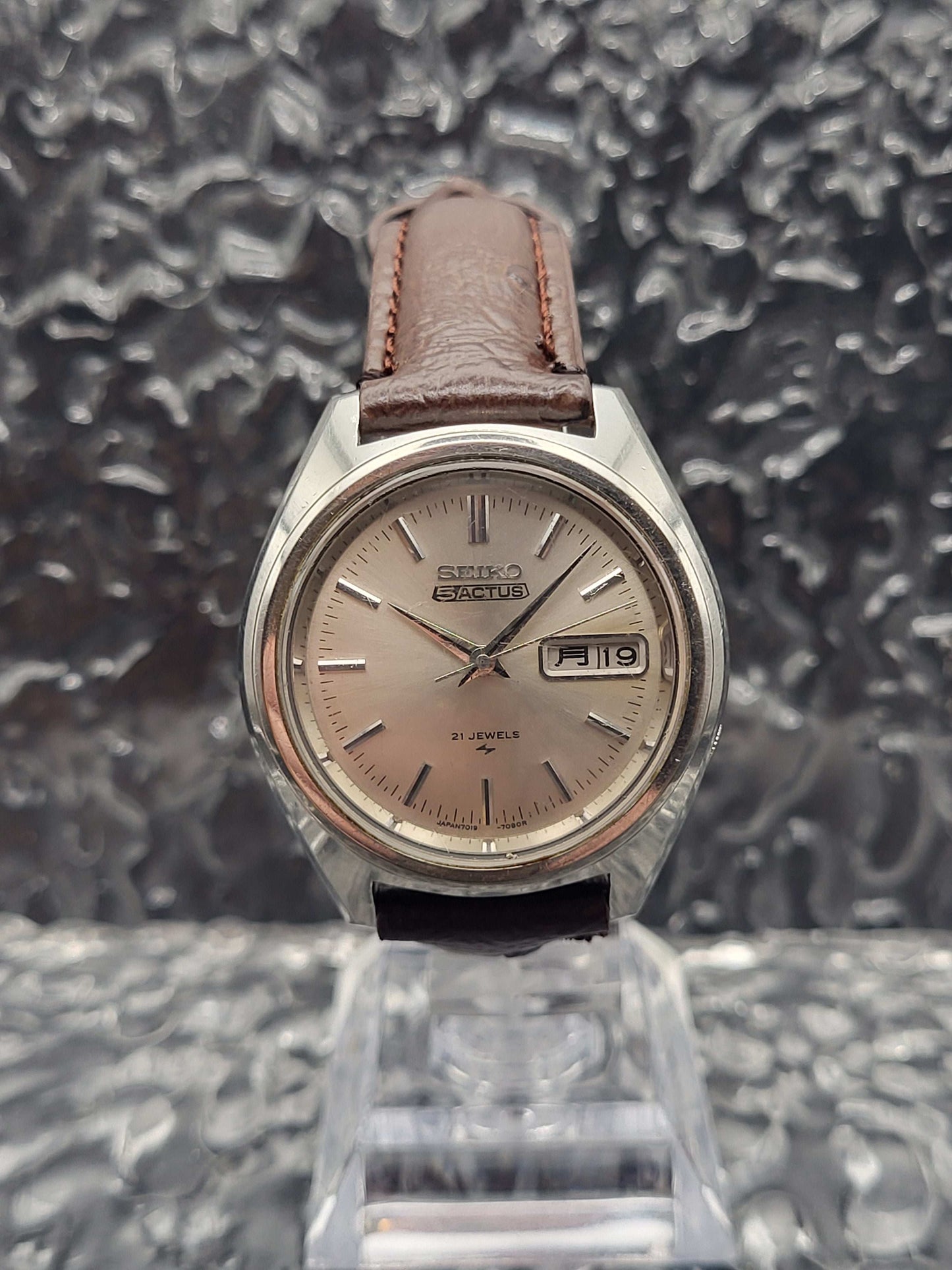 Seiko 5 Actus - Ref. 7019-7060 - Kanji - Automaat - Dag Datum