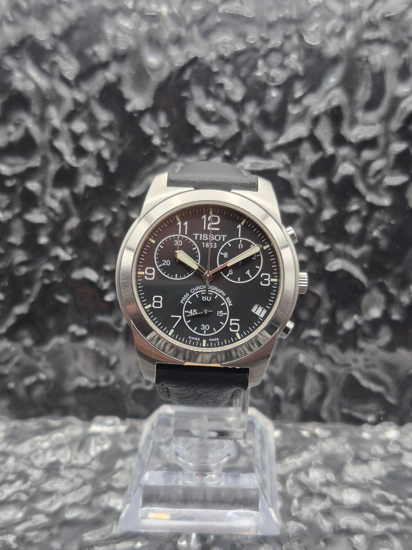 Tissot 1853 PR50 Quartz Chronograph Ref. J378/478 Black Dial