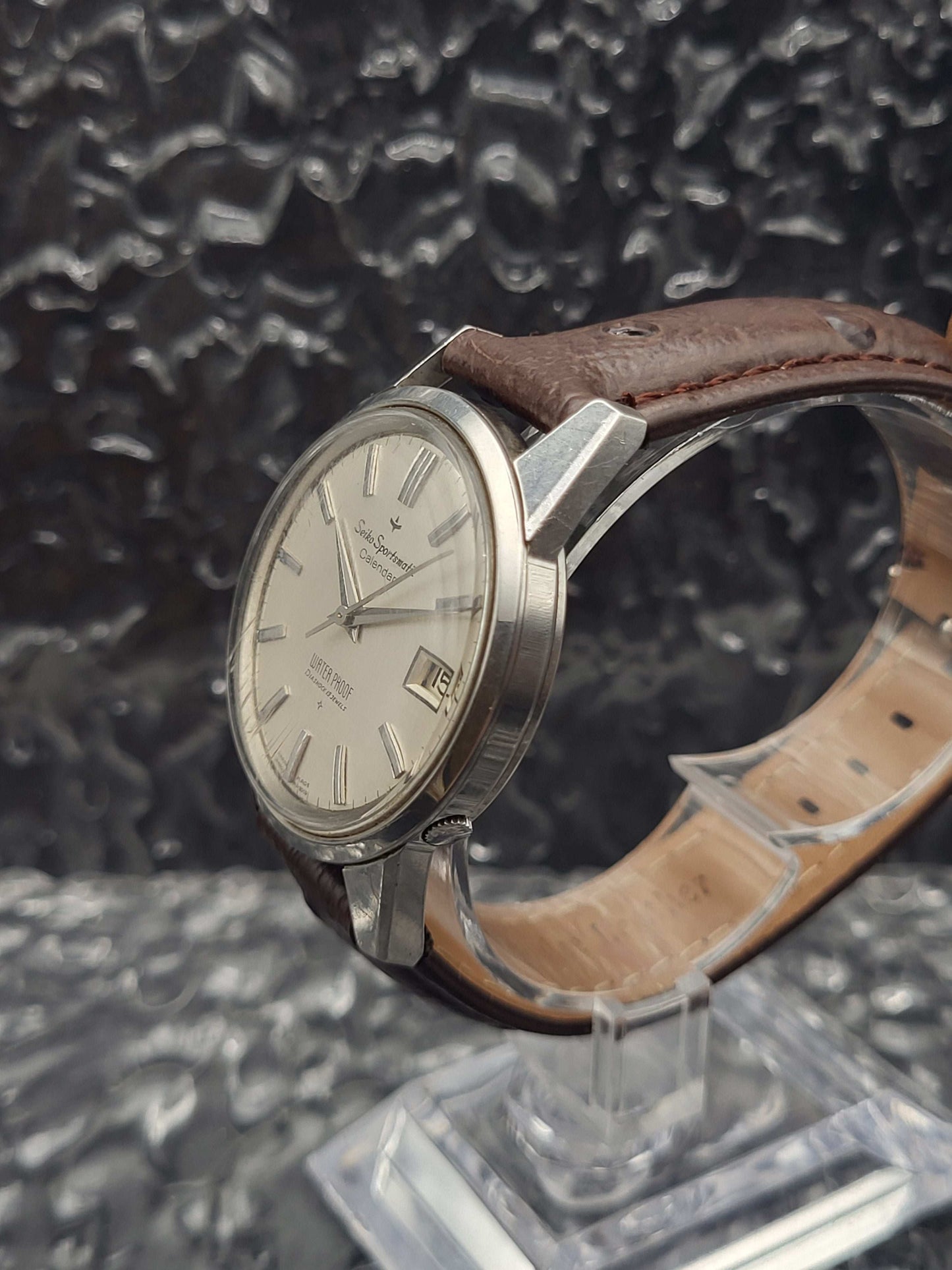 Seiko Sportsmatic Calendar - Ref. J13057 - Linen Wijzerplaat